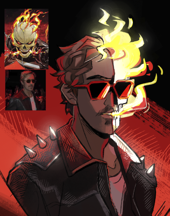 incaseyouart's tweet photo. kinda unfinished cuz i gave up on the flames 😅

#rygos #ghostrider https://t.co/wbcq2QrgnL