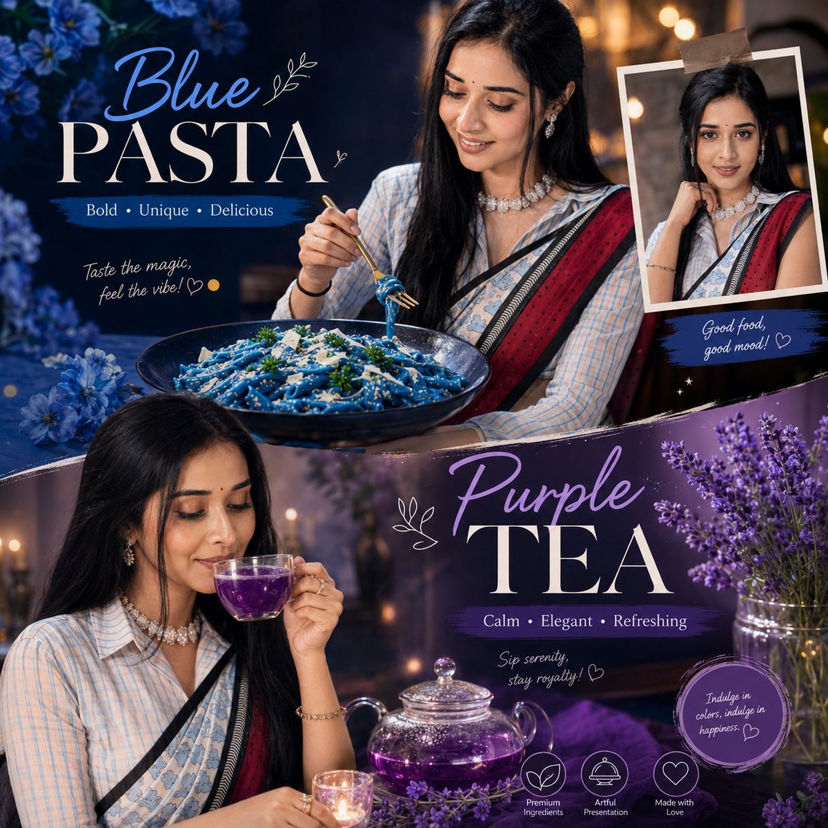Suar_kutta018's tweet photo. Blue Pasta is the perfect blend of fun, flavor, and creativity. #TanyaMittal #BluePasta #BluePastaByTanya https://t.co/Uv3f6KhB31