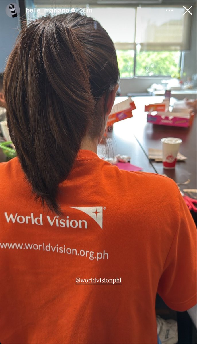 FiBMJL's tweet photo. So proud of you ATE BELLE 🧡🧡
#BelleMariano #WorldVisionPH https://t.co/km6nLjHMI3