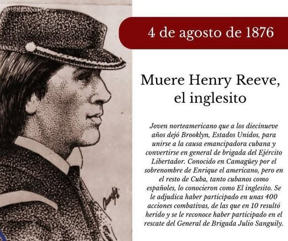 DrRobertoMOjeda's tweet photo. A 150 años de la gloriosa caída en combate del brigadier Henry Reeve, símbolo de lo mejor del pueblo de EEUU, nos enorgullece que el Contingente de profesionales de la Salud fundado por #Fidel para enfrentar epidemias y desastres lleve su nombre. #CubaPorLaVida https://t.co/HgAWVTTk53