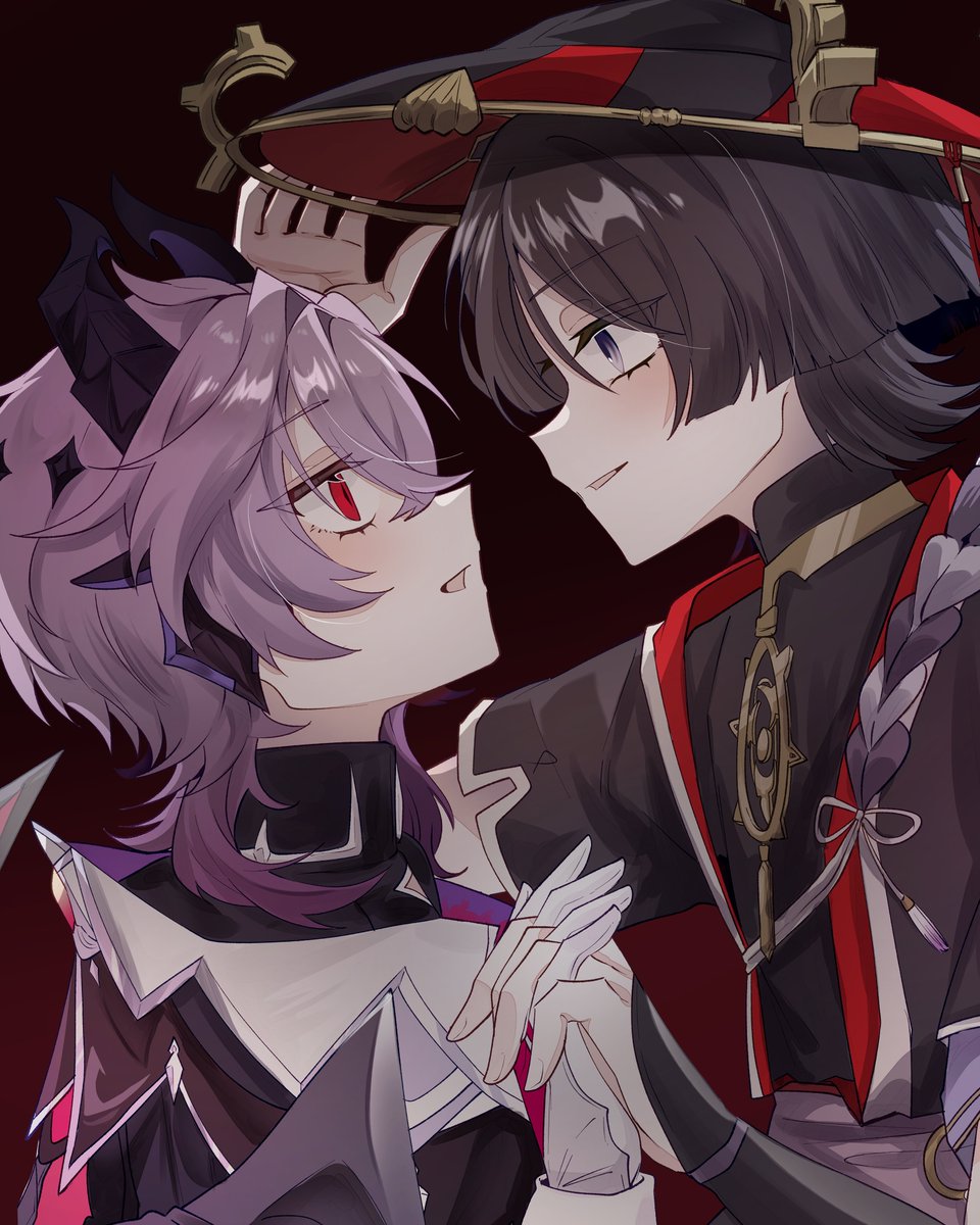 ramneko2500's tweet photo. 多分放ドゥリ
散兵、黒ﾄﾞｩif　完全捏造 https://t.co/Yx5BtoKgxZ
