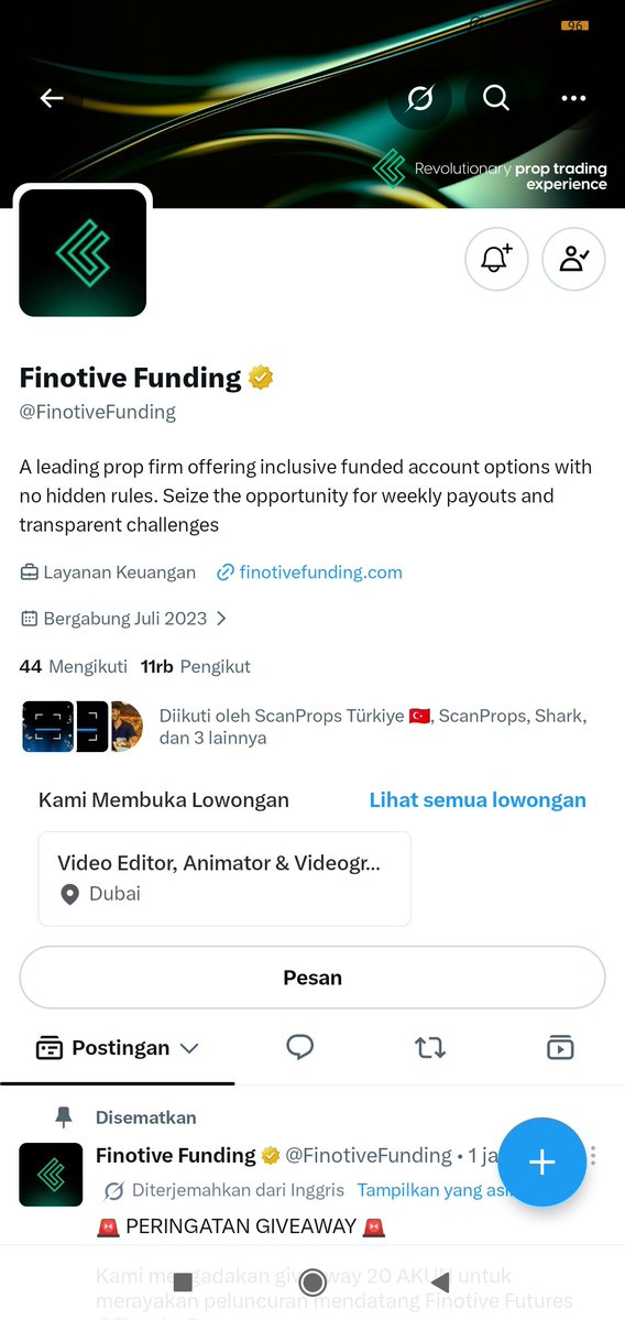 anzaltumuko's tweet photo. @FinotiveFunding @FinotiveFutures @putra_andaleh9 @syauqinurr https://t.co/SIFsD7RTE0