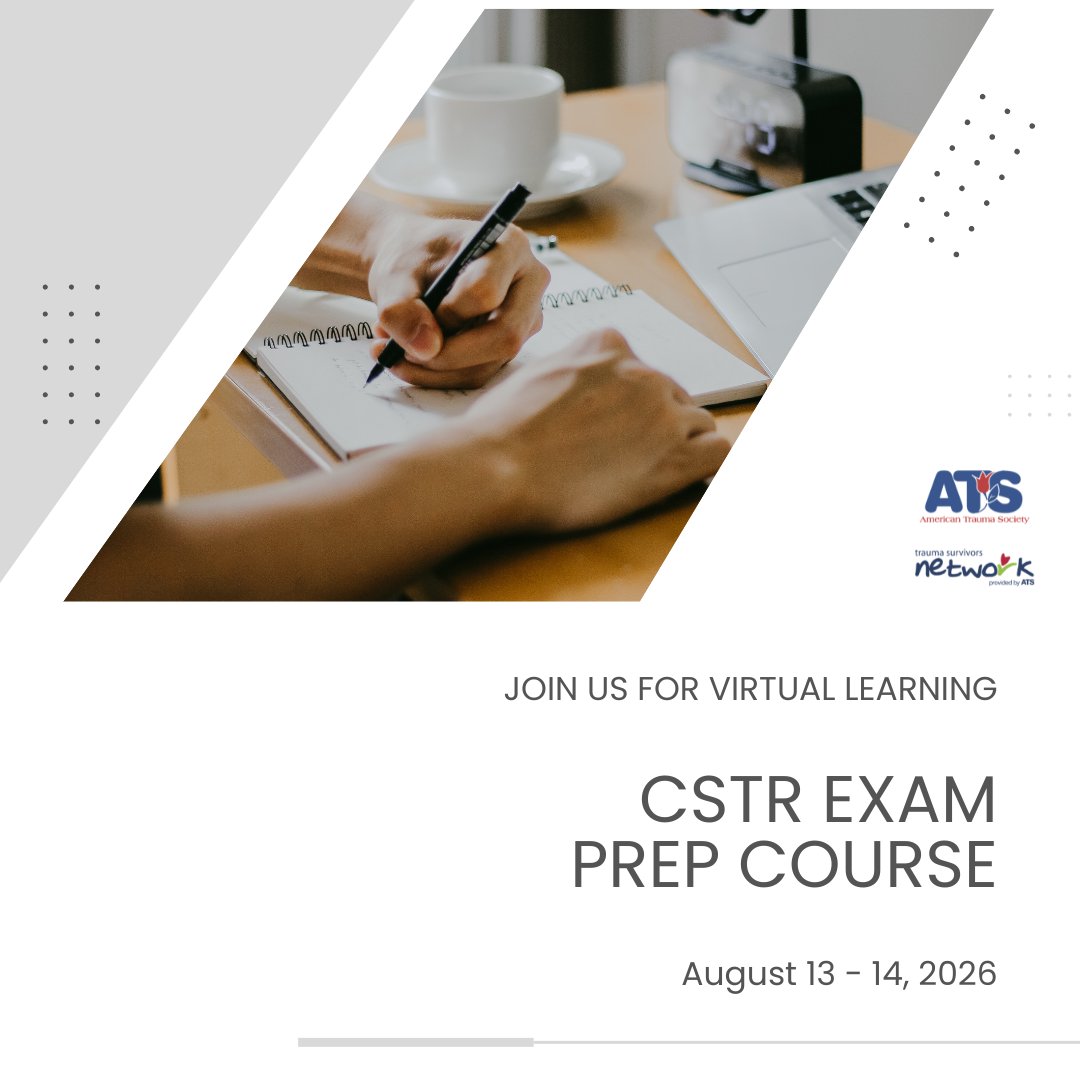 ATSTrauma's tweet photo. Ready to earn your CSTR credential?

Join our Virtual CSTR Exam Preparation Course on August 13–14, 2026 and build the knowledge and confidence to succeed on the exam.

✅ Exam strategies
✅ Hands-on case studies
✅ 16.0 CE Contact Hours*

$550 Members | $650 Non-Members
Register today and take the next step in your trauma registry career!

#CSTR #AmericanTraumaSociety #TraumaRegistry