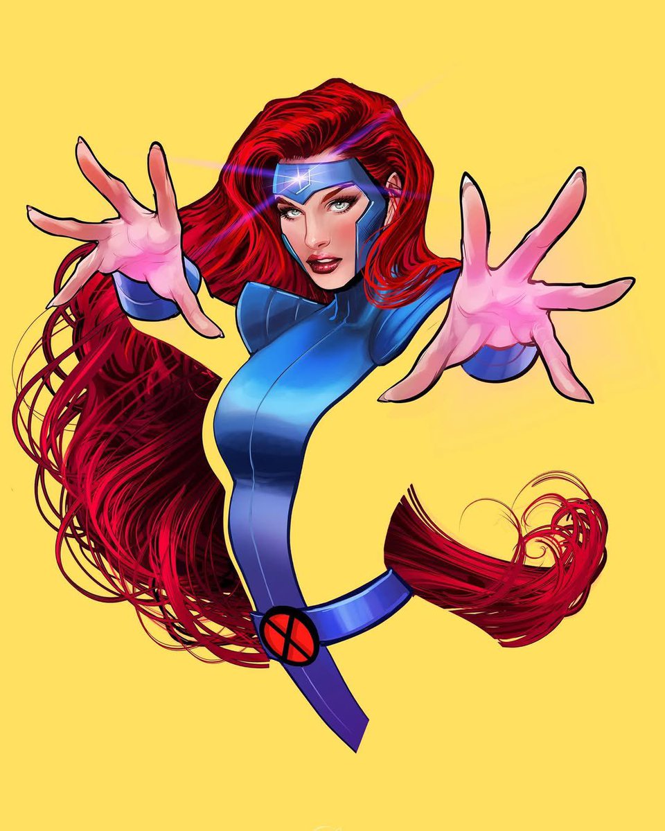 WhiteHotRoom_HQ's tweet photo. #JeanGrey by Lukas Werneck appreciation post! https://t.co/se5trSpeOv