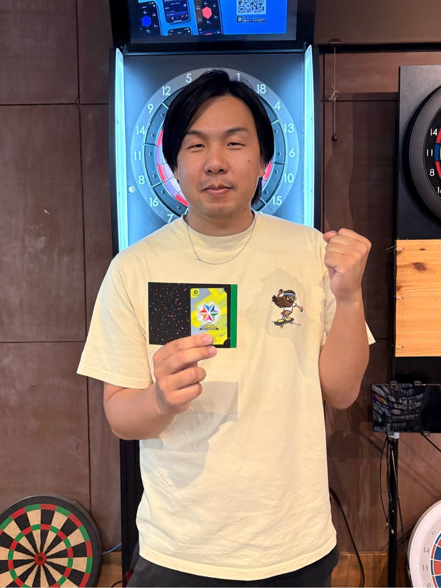 D3darts's tweet photo. 【速報】
本日開催の #DARTSLIVE #エリアチャンピオンシップ 一次予選にてD×3岡崎店店舗代表者が決定しました！

優勝:ノノヤマ ダイチ選手
準優勝:オオツカ タツノリ選手

両選手とも、予選通過おめでとうございます！
エリア決勝での活躍を期待しております！

#ダーツ #ダーツショップ #SUPERDARTS https://t.co/dXPpGK5LSB