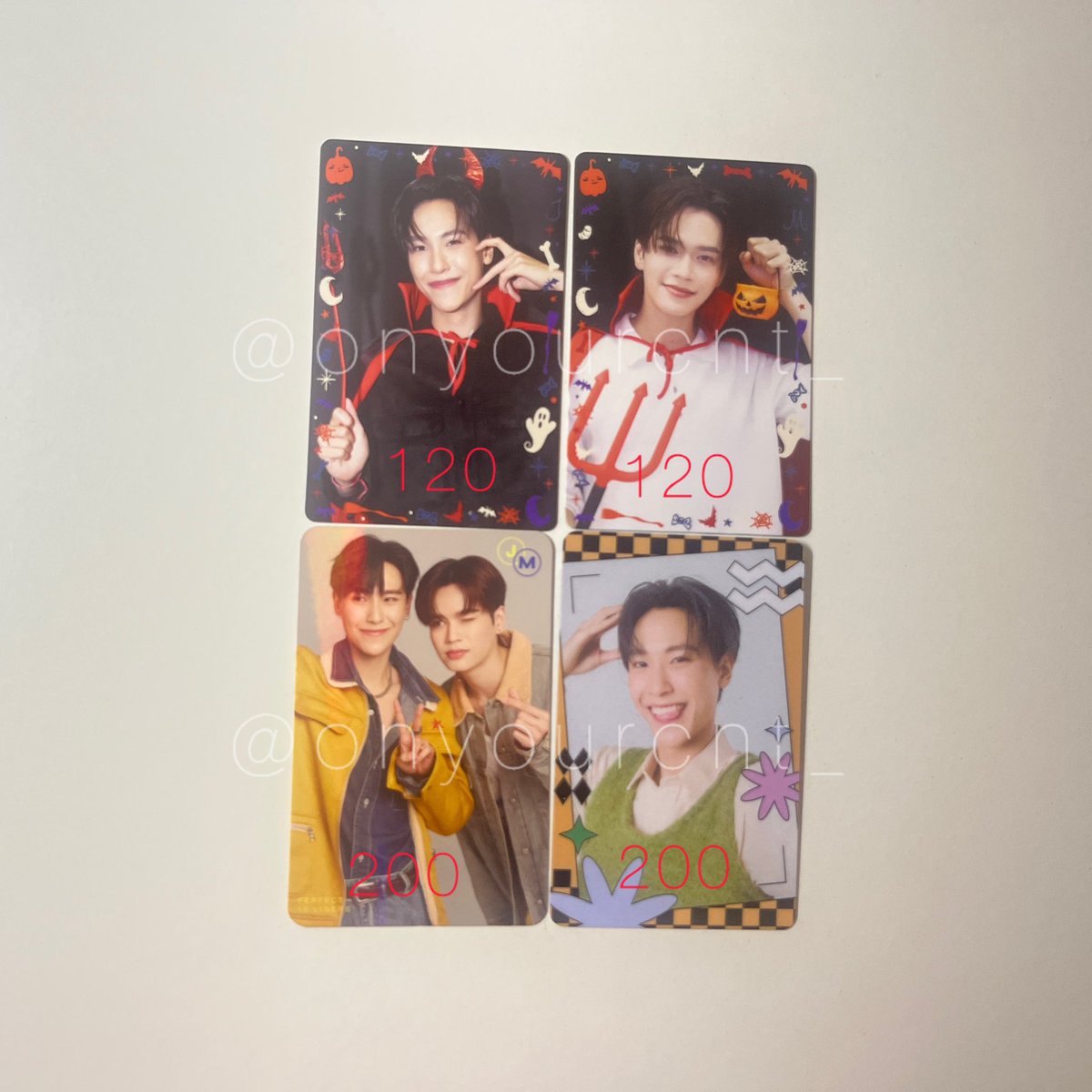 onyourcnt_'s tweet photo. wts (พร้อมส่ง)

จูเนียร์ มาร์ค ฮาโลวีน , P10L japan , Mesmerizing 
- ราคาตามรูป (baht)

ค่าส่ง 40 b
dm ka

#ตลาดนัดgmm #ตลาดนัดgmmtv #ตลาดนัดจูเนียร์มาร์ค juniormark halloween https://t.co/p9mxFP7G4h