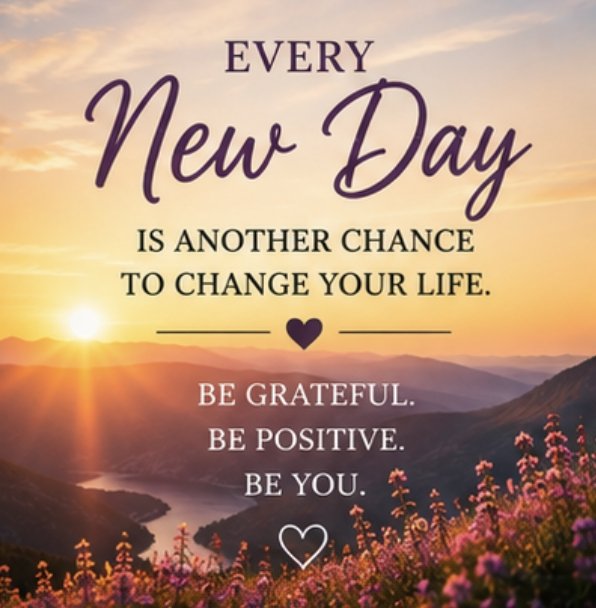 darcydonavan's tweet photo. Good Morning! ☀️

Today is a brand-new page in your story. Yesterday doesn't define you, and tomorrow isn't written yet. The choices you make today can change everything.🥰🎉

Take that first step.
Believe in yourself.
And remember... incredible things often begin with one simple decision to keep going.

Wishing you a day full of hope, joy, and unexpected blessings. 💛