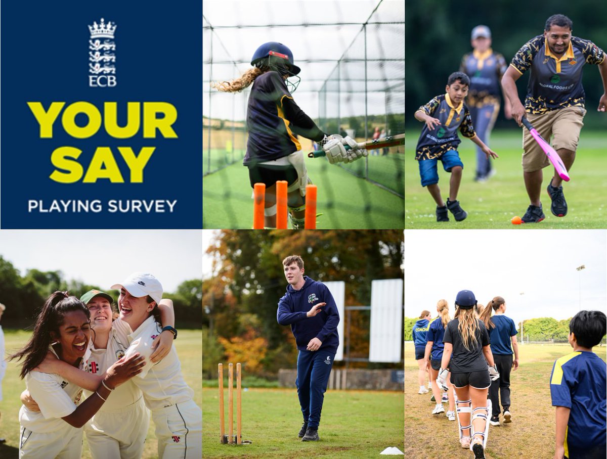 ECB_cricket's tweet photo. 🚨 Last chance to have your say!

Complete the Recreational Game Playing &amp; Volunteering Survey and enter the draw to win a £100 Love2Shop gift card

👉https://t.co/TXSByJAOIb? https://t.co/IczEtMhFTM