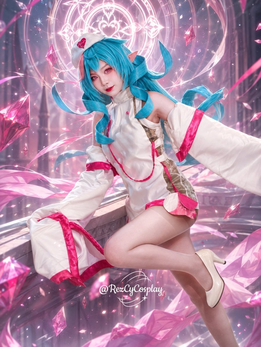 rezcycosplay's tweet photo. 💗นี่ "ของขวัญ" เธอชอบมันมั้ย?

This is your "gift." Do you like it?
------------------------------------------------------------
Cosplayer : @rezcycosplay
Character : #Keera
Skin : Sweetheart Nurse 
Game : #ROV
CG/BG: ChatGPT

#RezCyCosplay #rovcosplay https://t.co/56q0EUsD5m
