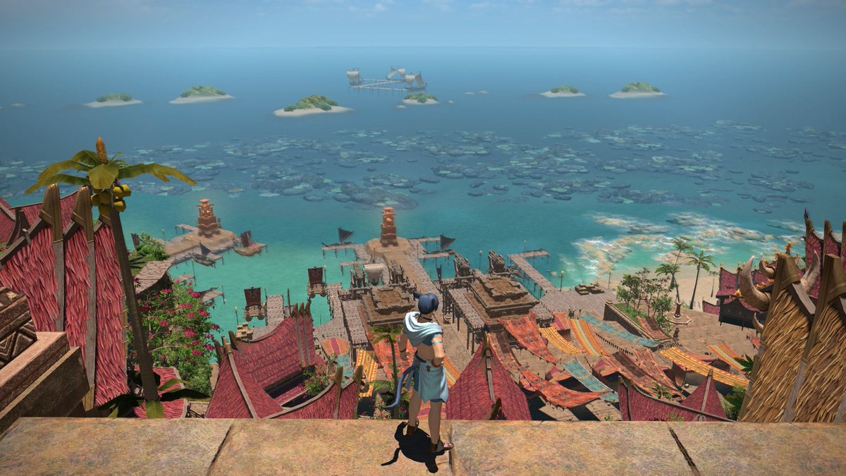 gumimel's tweet photo. FF14のPC版とSwitch2版の画質を比べてみた。
(女性キャラがPCで男性キャラがSwitch2)
正直なところ解像度が低く画質は結構粗い。
ロード時間もPCよりかかるのでがっかりされる方もいると思います。

ただし携帯機としてFF14をサブ環境として持つ意味では良い選択だとは思います。　　#FF14　#Switch2 https://t.co/vToOMtatEc