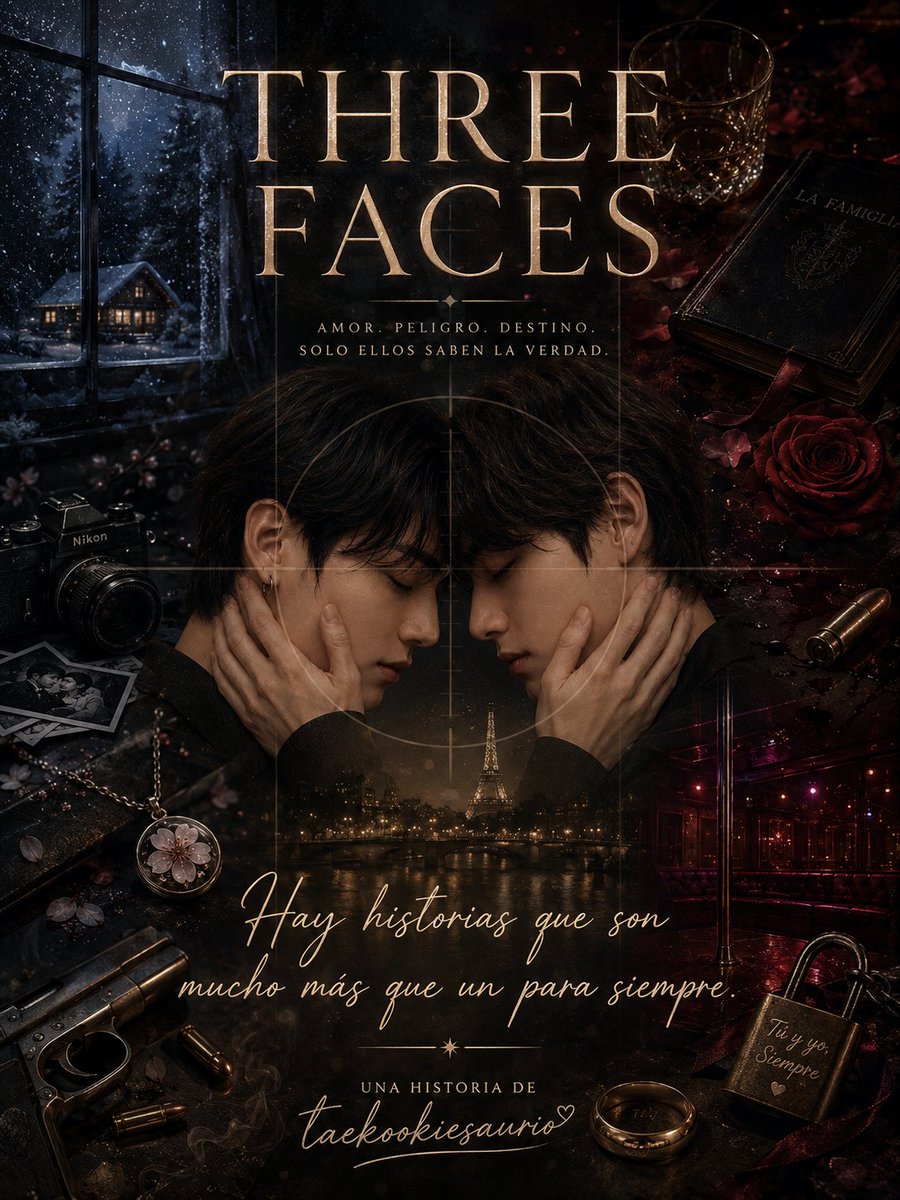 TaeKook_4516492's tweet photo. |THREE FACES|
•Fanfic Taekook

Un hombre roto

Otro dispuesto a quedarse incluso cuando todo invita a irse

Tres caras

Un mundo q parece empeñado en destruirlas

Entre la mafia y el miedo, solo queda una pregunta

¿Puede el amor sobrevivir a todo?

📖Completo

#taekook #fanfic https://t.co/e0rQiX6non