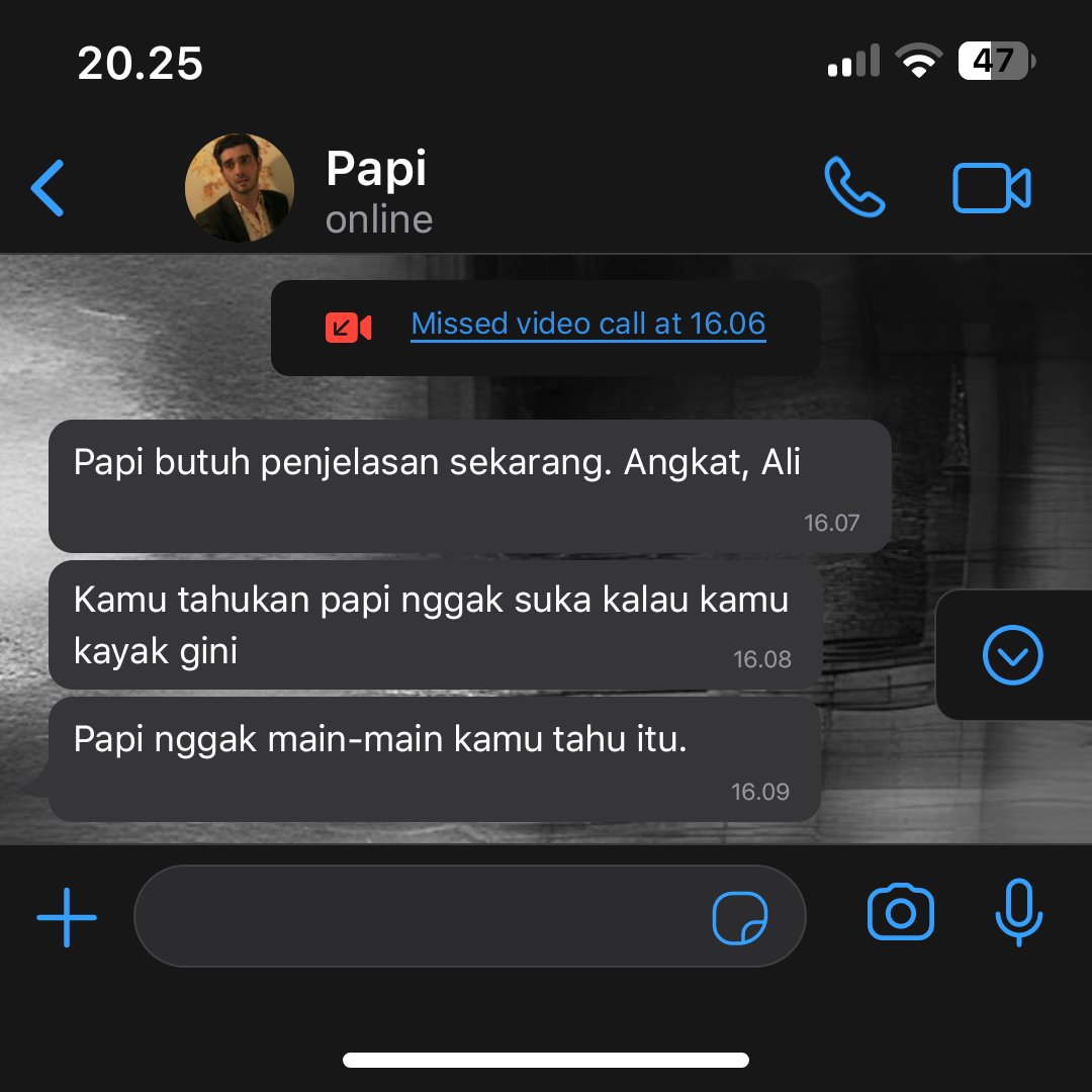 startruckiest's tweet photo. [PANJIALI AU] Panji x Ali

💬 ── Ali pulang. Dicariin Papi Batara.
(cw // mlm, ooc, vulgar words, harsh words)

© startruckiest https://t.co/p8HUtwAfp4