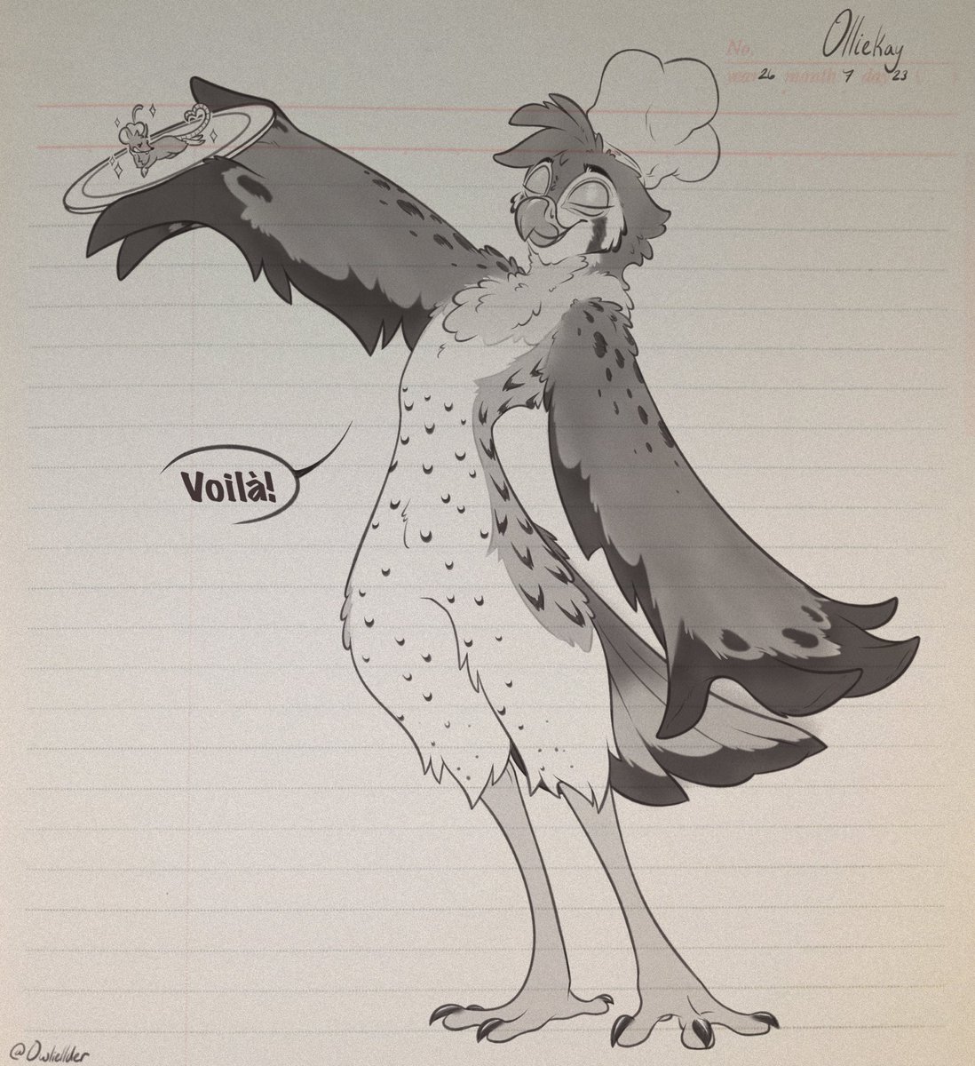 Owliellder's tweet photo. doodle sketch for @Olliekay4 https://t.co/gKydz7wGNZ