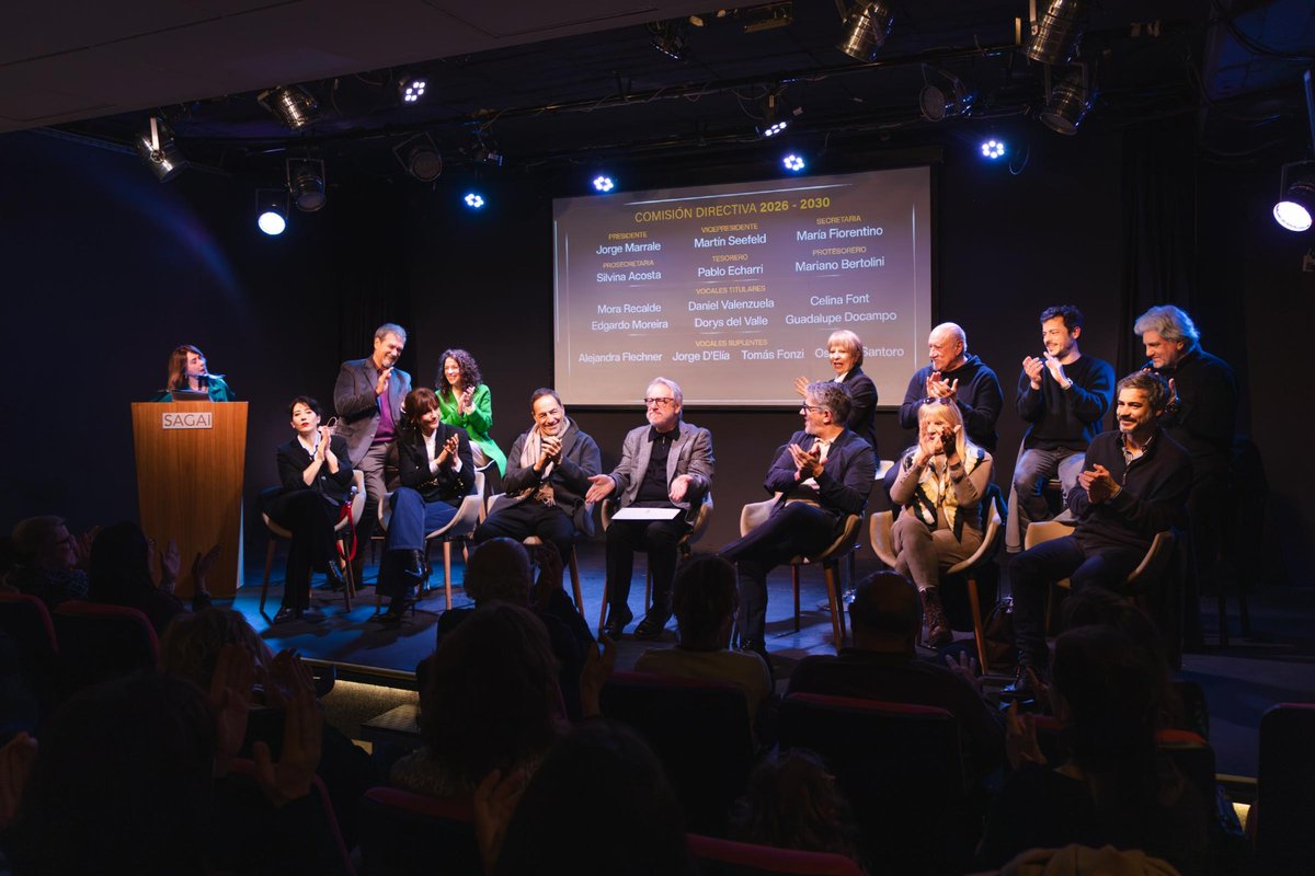 Sagai_Org's tweet photo. En el marco del 20° aniversario de SAGAI, se realizó en la sede de la Fundación SAGAI el acto de renovación de autoridades de la entidad para el período 2026-2030.

Un momento en el que honramos el trabajo de estas dos décadas y reafirmamos la importancia de seguir defendiendo la gestión colectiva los derechos de Propiedad Intelectual de intérpretes audiovisuales.