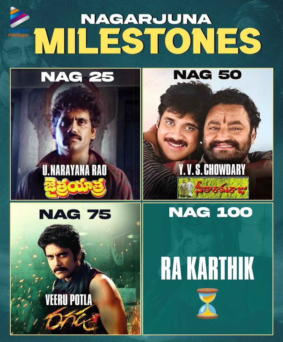 iamSunakar's tweet photo. Our expectations are sky level on #King100 film, will you reach it dear 👑@iamnagarjuna garu 🙂
It's a challeging to everyone due to prestigious #Nag100 film 😍😍
@ThisIsDSP
@Rakarthik_dir
#AkkineniNagarjuna https://t.co/CBYQQP9Ggd
