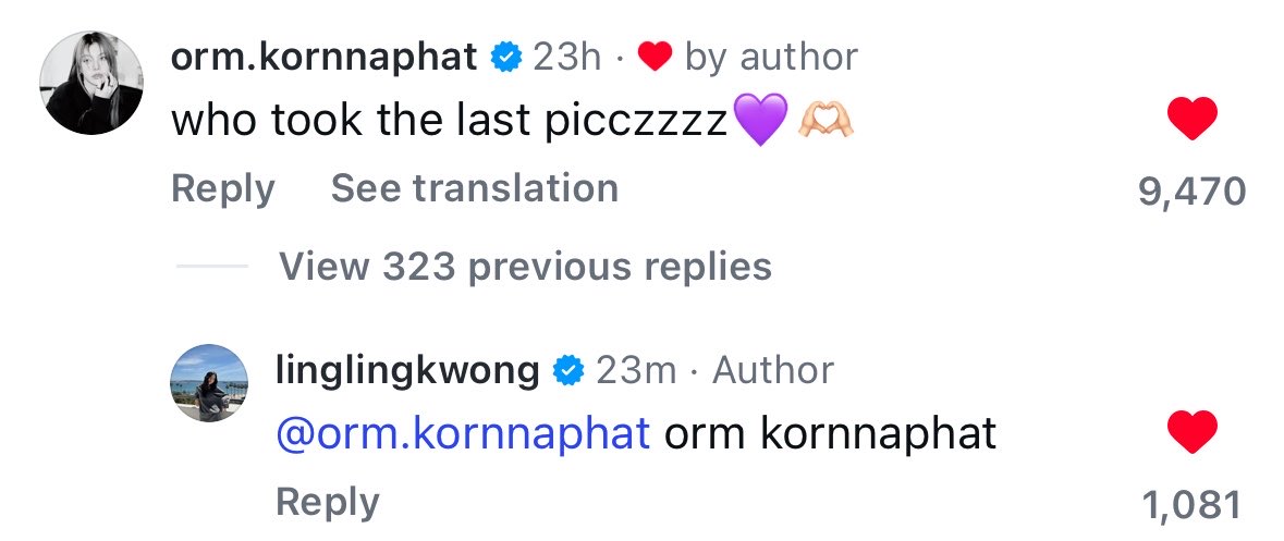 LingOrmTagTrend's tweet photo. orm kornnaphat จากคุณหลิง มันเขินเนอะ

#LingOrm #หลิงออม 
#LinglingKwong #หลิงหลิงคอง 
#OrmKornnaphat #ออมกรณ์นภัส https://t.co/z0mH56YYrN
