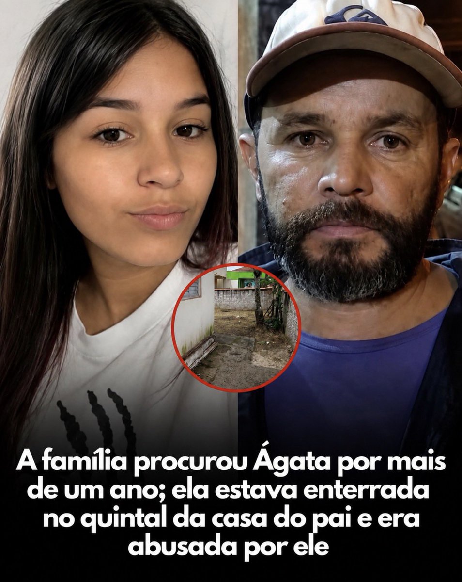 roberta_bastoss's tweet photo. Ágata desapareceu por mais de um ano. A família a procurava sem imaginar que ela estava enterrada no quintal da casa onde morava com o próprio pai.

A adolescente de 17 anos havia passado a morar com o pai, Gutemberg Peixoto Alves de Souza, em Ilha Comprida (SP), após ter sido criada pela avó durante grande parte da vida.

Quando os parentes perguntavam sobre Ágata, Gutemberg sempre apresentava uma versão diferente. Primeiro, afirmou que a filha havia ido morar com a mãe. A mãe, porém, negou a informação. Depois, disse que Ágata teria fugido para Sorocaba com um rapaz.

Enquanto isso, a jovem não fazia contato com ninguém, não aparecia nas redes sociais e nunca mais foi vista.

O desaparecimento durou mais de um ano, até que, durante as investigações, policiais fizeram uma descoberta chocante no quintal da casa onde Ágata morava com o pai.

Enterrada no terreno, foi encontrada uma ossada envolvida por um lençol e uma rede. Posteriormente, exames confirmaram que os restos mortais pertenciam à adolescente.

Segundo a Polícia Civil, as provas apontam que Gutemberg Peixoto Alves de Souza matou a própria filha e enterrou o corpo no quintal para esconder o crime.

Investigadores também afirmaram que ele mentiu diversas vezes sobre o paradeiro da jovem e desapareceu quando começou a ser pressionado pela família.

Durante a investigação, uma ex-companheira do suspeito relatou à polícia que teria presenciado situações de abuso contra Ágata.

O delegado responsável pelo caso também citou o medo que Ágata tinha do pai como um dos elementos considerados durante a investigação.

Gutemberg, que permaneceu foragido por anos, acabou sendo preso em fevereiro de 2026 enquanto pescava em um lago.

Agora, Gutemberg Peixoto Alves de Souza deve responder pela morte da filha, que foi procurada pela família por mais de um ano sem que soubessem que ela estava enterrada a poucos metros de onde vivia.