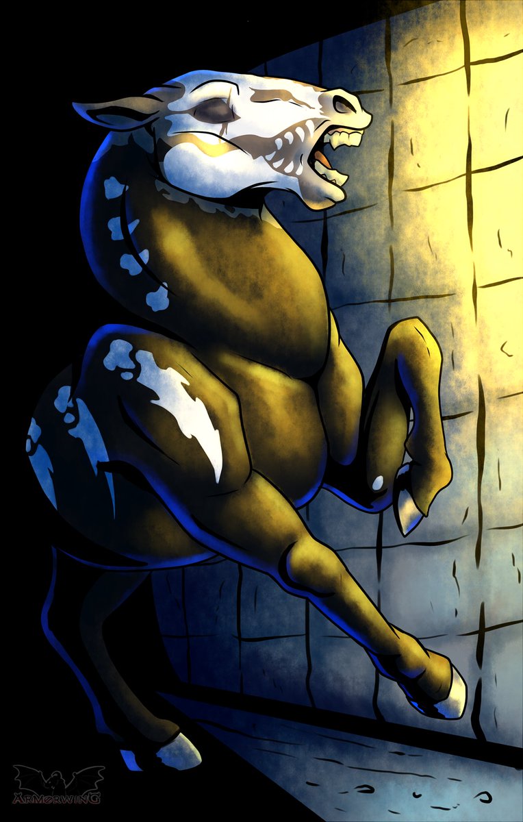 Armor_Wing's tweet photo. #artfight2026 Round 4

The Nemesis belongs to @doomsxspirit 
Santos and Tiko belong to MellowSunPanther
Nawa belongs to 

#dragon #horse #pokemon https://t.co/FwkcZa4hkQ