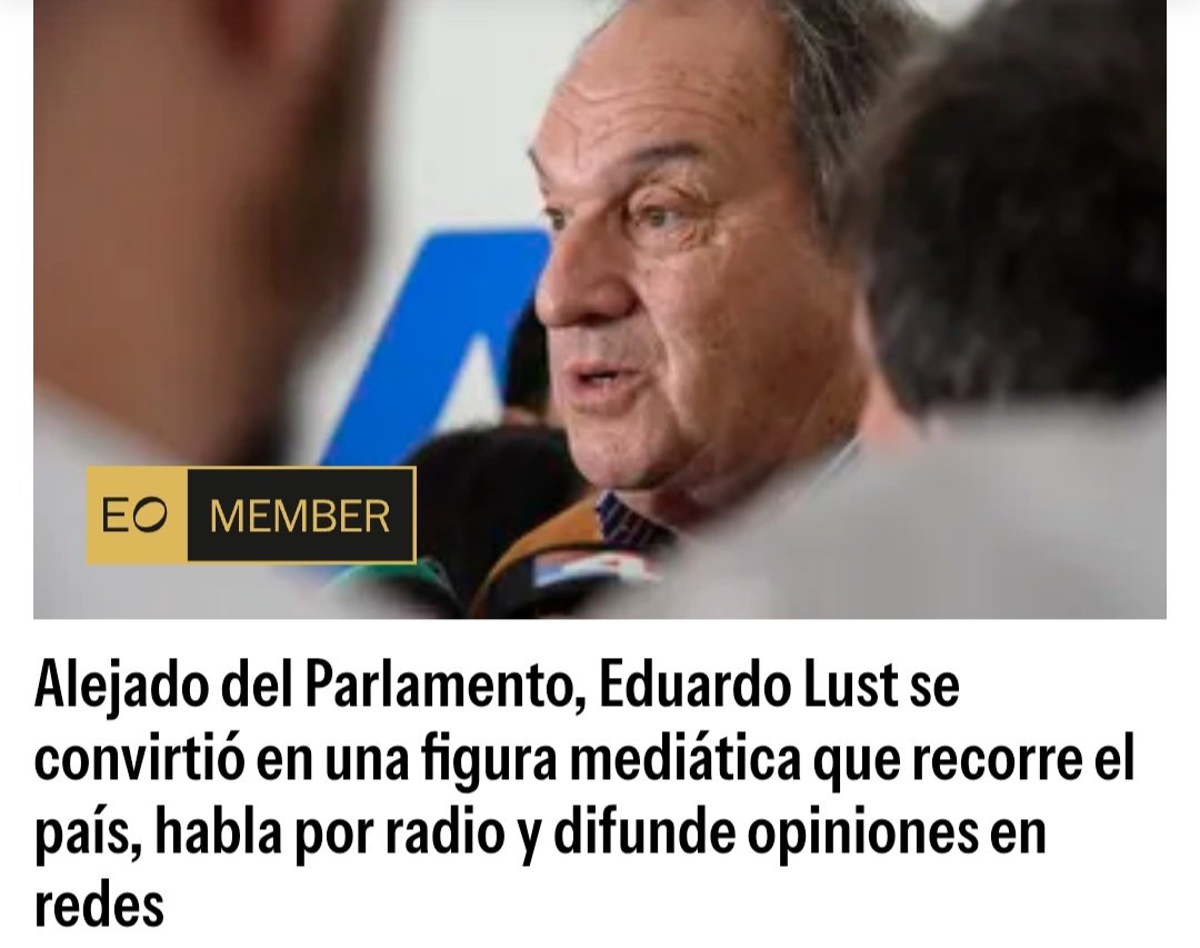 victorlarreguii's tweet photo. Buen día amigos contertulios!!!

#CUIDADOCONOPINARSINFUEROS

El doctor Eduardo Lust, para mi gusto, es uno de los individuos con mayor visibilidad de la política actual. Creo que tiene más contundencia y mayor influencia hoy que cuando fue parlamentario.

A @LustEduardo lo seguimos siempre, tanto en su canal de streaming como así también en #MartesILUSTrados con el licenciado @opetinatti en #MalosPensamientos .

Nos informa, nos asesora, nos enseña, nos entretiene, nos actualiza, nos instruye, nos hace reír. Se expresa sin extridencias, con buenos modales, con ironías que nos hacen reflexionar. Dice, con expresiones claras, lo que pensamos miles y miles de uruguayos.

Al Dr. Lust le deseamos lo mejor. Gran abrazo a su hija @julietalust 
#CoaliciónRepublicana