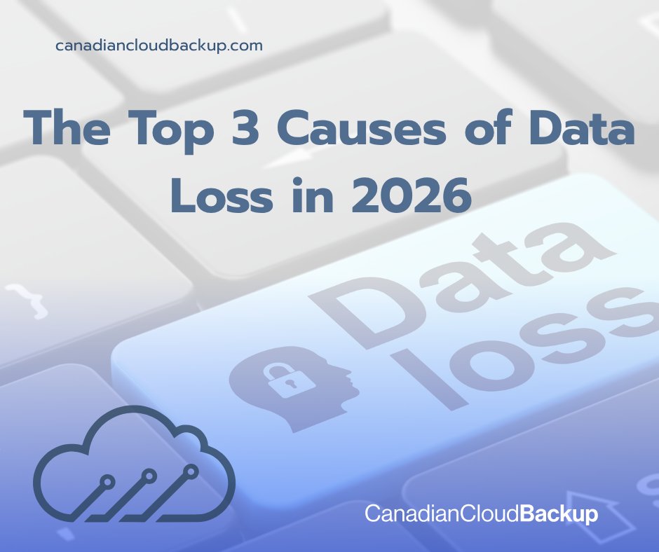 CanCloudBackup's tweet photo. Plot twist: most Canadian businesses lose data to a typo, not a hacker.
Top 3 causes of data loss in 2026 👇
🤦 Human error
💾 Hardware failure
⚠️ Software corruption
Backup for all of it, not just ransomware.
#CloudBackup #DataLoss #BusinessContinuity #CanadianCloudBackup https://t.co/f4kNtBS8BR