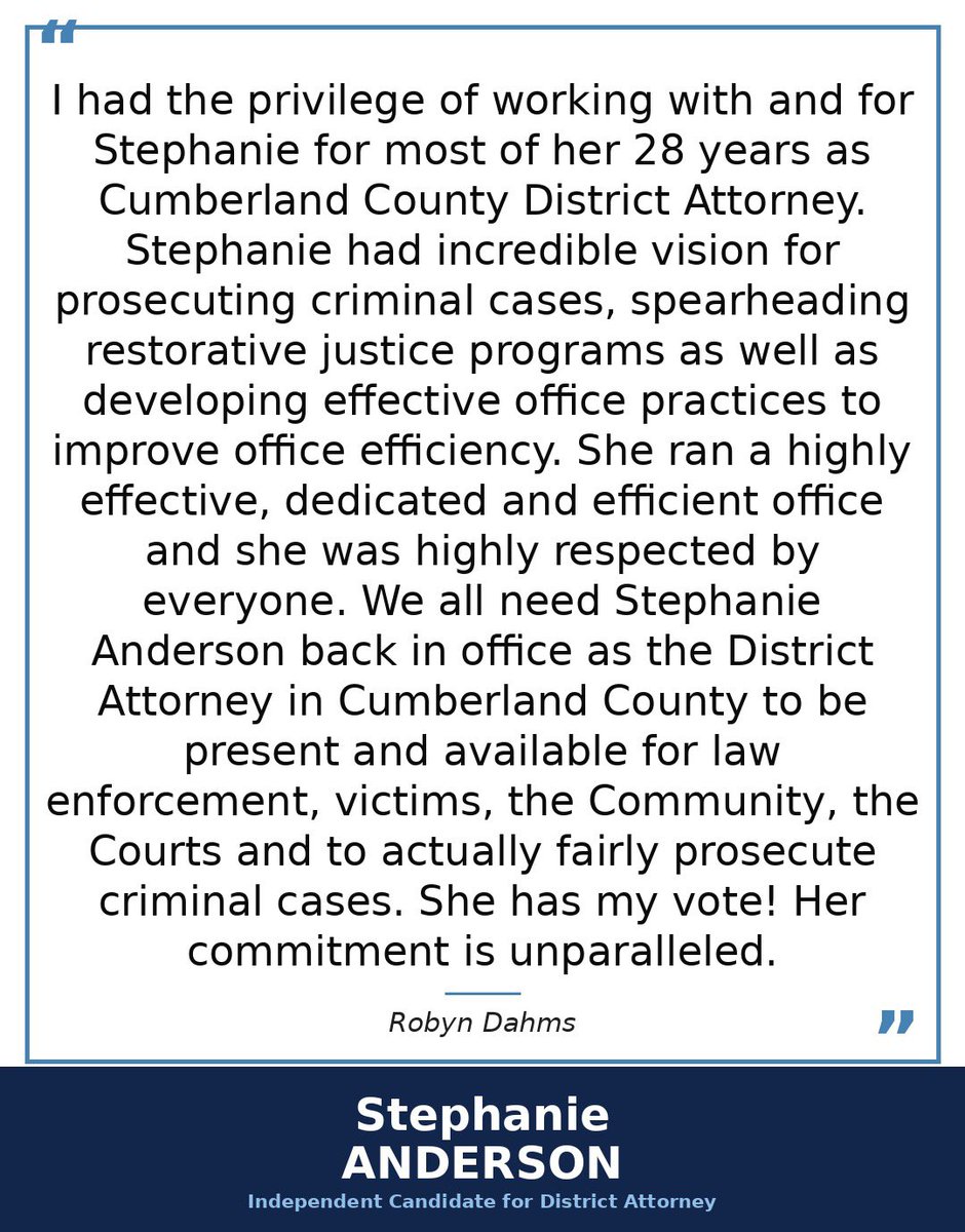 StephanieAforDA's tweet photo. Here’s what one of my former employees Robyn Dahms has to say about me: https://t.co/8When7aCzX