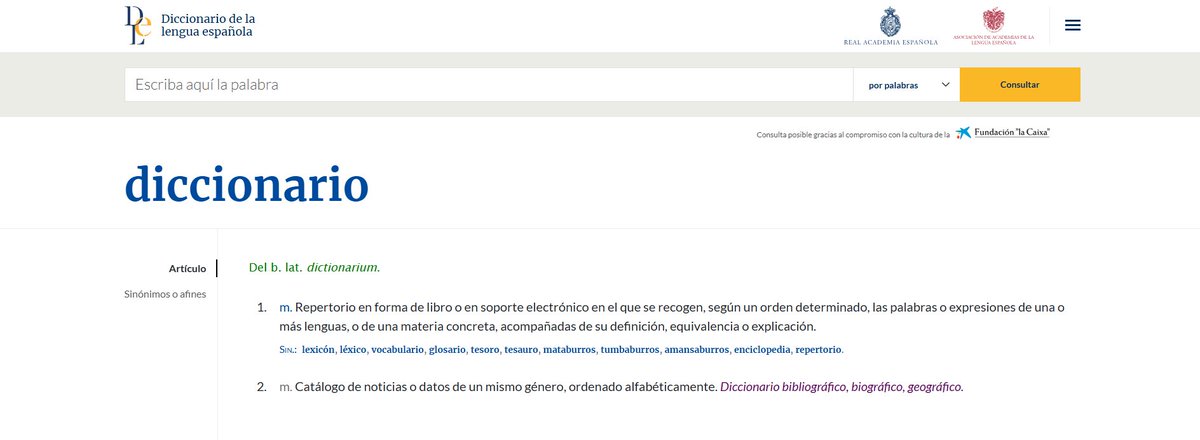 RAEinforma's tweet photo. 💻 Lleve siempre cerca el «Diccionario de la lengua española». 

Con su edición en línea, podrá acceder cuando lo necesite a esta herramienta utilizada por millones de personas en todo el mundo: https://t.co/T17P1TCWJ2. https://t.co/Ow0Wy5KnVx