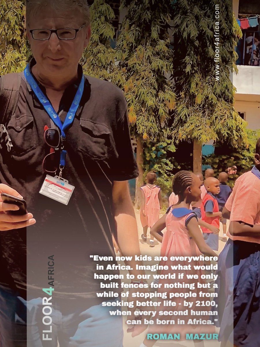 romanmazur_mba's tweet photo. "Even now kids are everywhere in Africa. Imagine what would happen to our world if we only built fences for nothing but a while of stopping people from seeking better life - by 2100, when every 2nd human can be born in Africa​​​​​​​​​​​​​​​​​​​​​​​​​​​​​​​​​​​​​​​​" | ROMAN MAZUR https://t.co/KB7U5dHldL