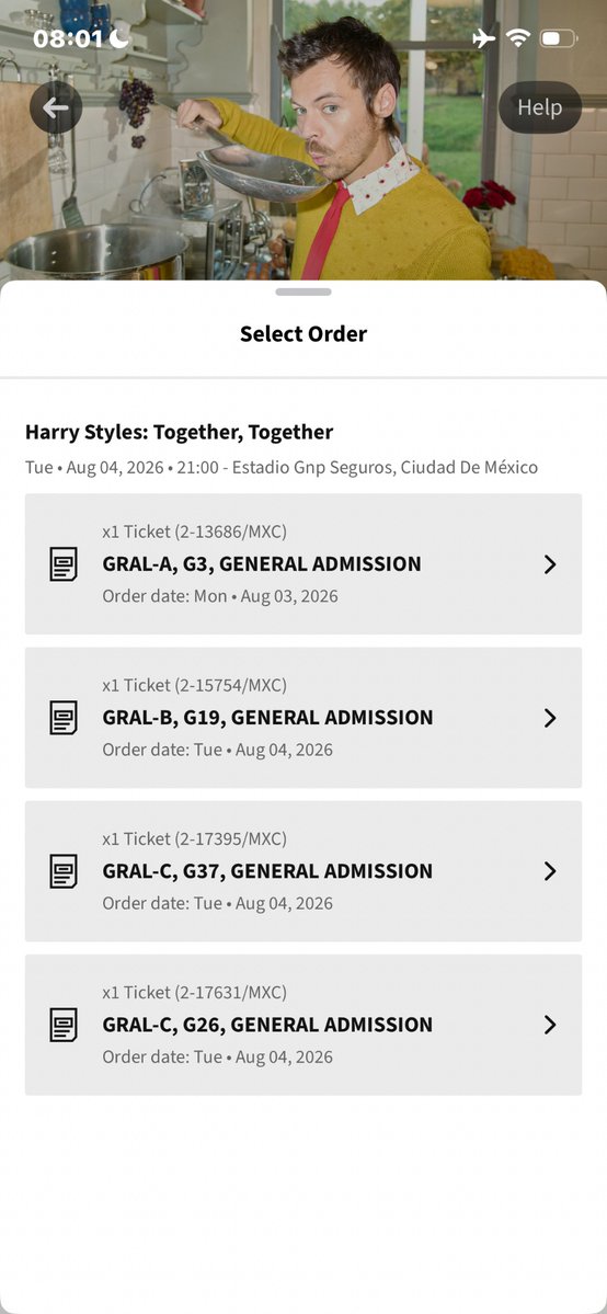 boywhitestsoull's tweet photo. Harry Styles 4 de agosto CDMX 
Vendo boletos para el show de hoy en el GNP 
General A o B - 1,800
General C - 800 
Entrega en persona afuera del estadio 
Dm interesados. 
#Harrystylescdmx #vendoboletos https://t.co/9vHf7BvVd1
