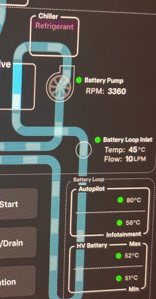 mattbratt's tweet photo. @ChinaEV_Eng_Lif Negative. The coolant comes straight from the chiller. https://t.co/V3mjMXRhGC