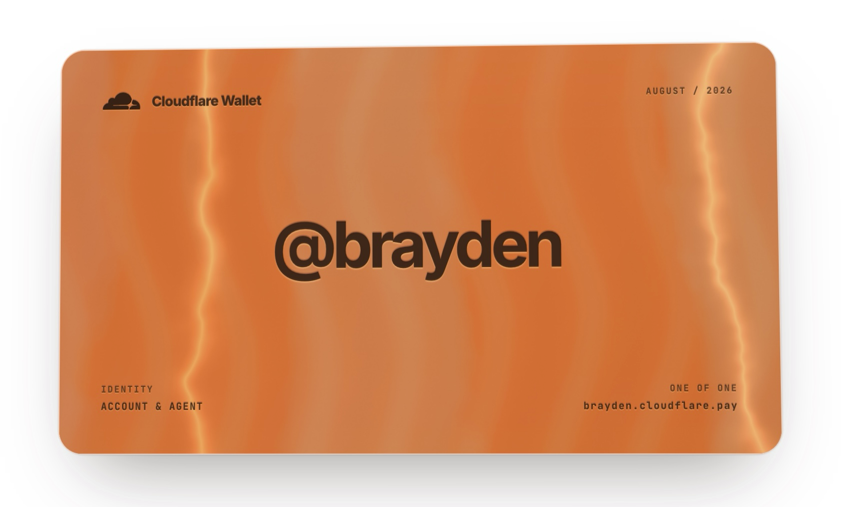 BraydenWilmoth's tweet photo. Reserve your Cloudflare Wallet tag before it's taken: https://t.co/txKBae09Vu https://t.co/eoTrE33cvW