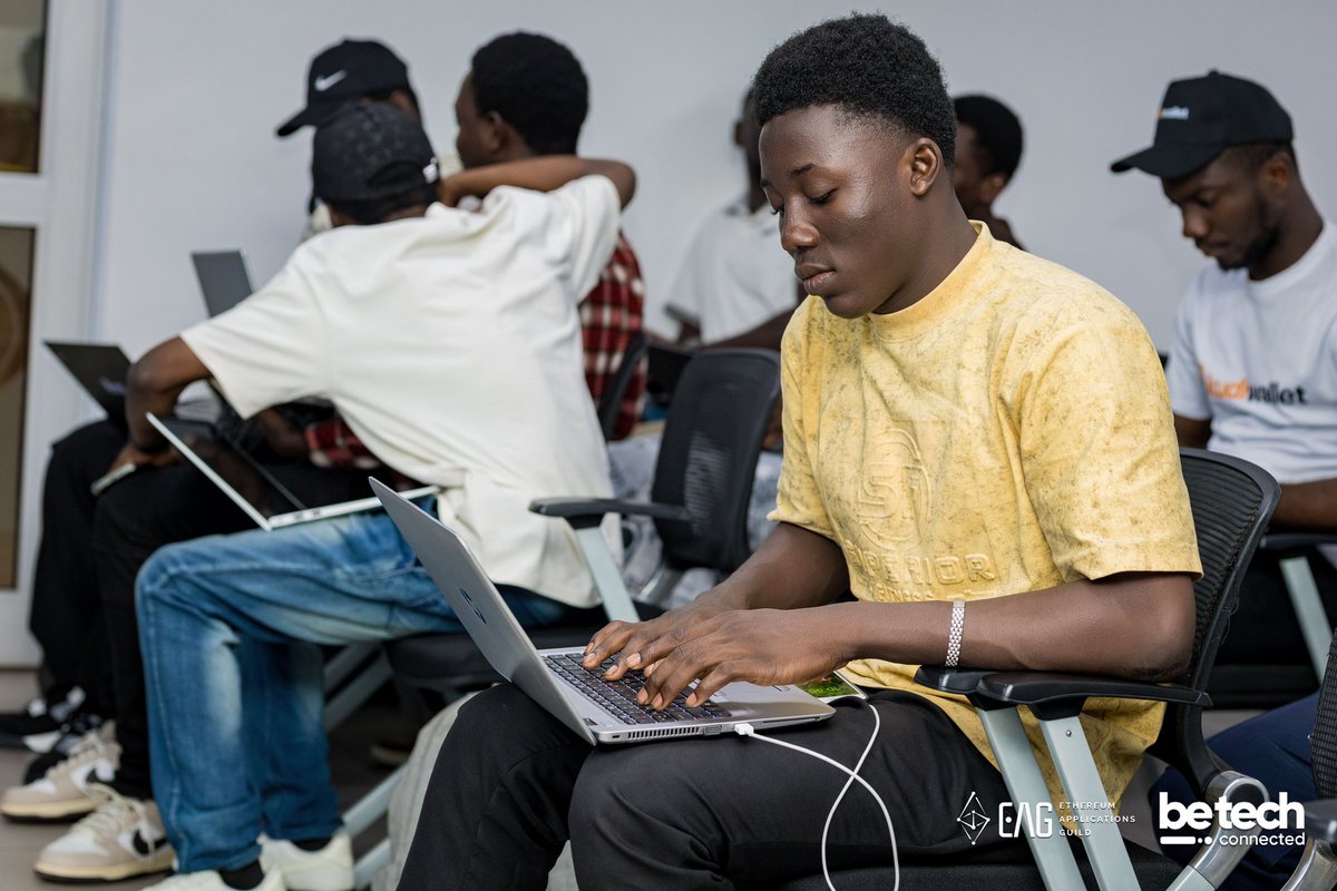 betechconnected's tweet photo. Some prefer to build in crowds , others prefer solo. Individual builders. Individual ideas. One shared mission: build. 💻⚡️

The Ethereum Builders Tour: Accra brought together builders putting their ideas into code, one line at a time. 🚀🇬🇭

#EthereumBuildersTour #Ethereum. https://t.co/xMT0Y8Ml12