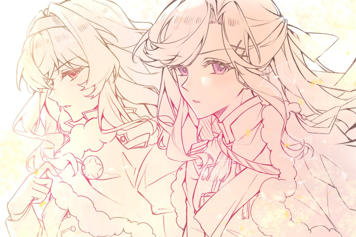 RevueC26820's tweet photo. Tendou Maya x Saijou Claudine
✨🤍"A Beautiful Pair"🧡✨
#スタァライト #真矢クロ #MayaKuro https://t.co/sOwZ6Nfhnm