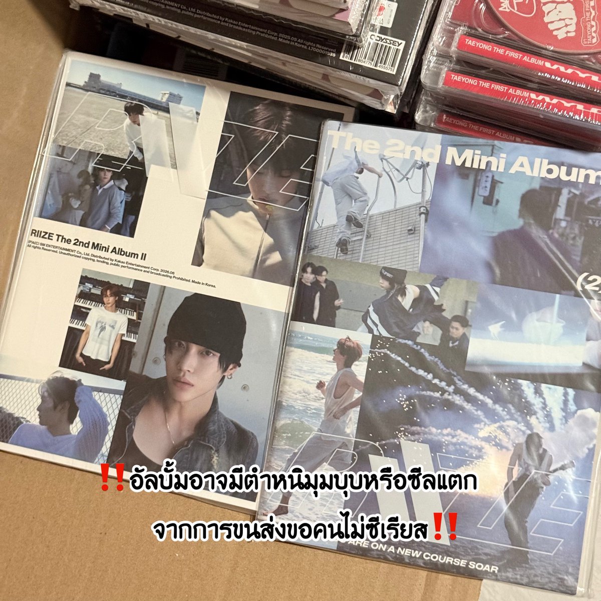 bearbehach's tweet photo. พร้อมส่ง - RIIZE - The 2nd Mini Album Photobook / Smini ไม่แกะ

llog A 250฿ / llog B 200฿

อึนซอก วอนบิน แอนตัน 130฿
โชทาโร่ ซองชาน โซฮี 100฿

Shopee 👉🏻 https://t.co/NgRODsJsTU

ค่าส่ง 40 พื้นที่ห่างไกล+20
#ตลาดนัดriize #ตลาดนัดน้องข้าว https://t.co/SDJlm8gs02