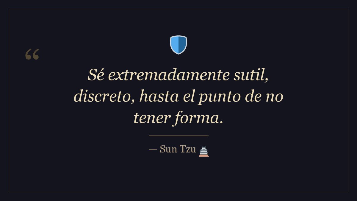 SunTzu_es's tweet photo. ⚔️ #SunTzu #ArteDeLaGuerra https://t.co/FJyjp4eWVr