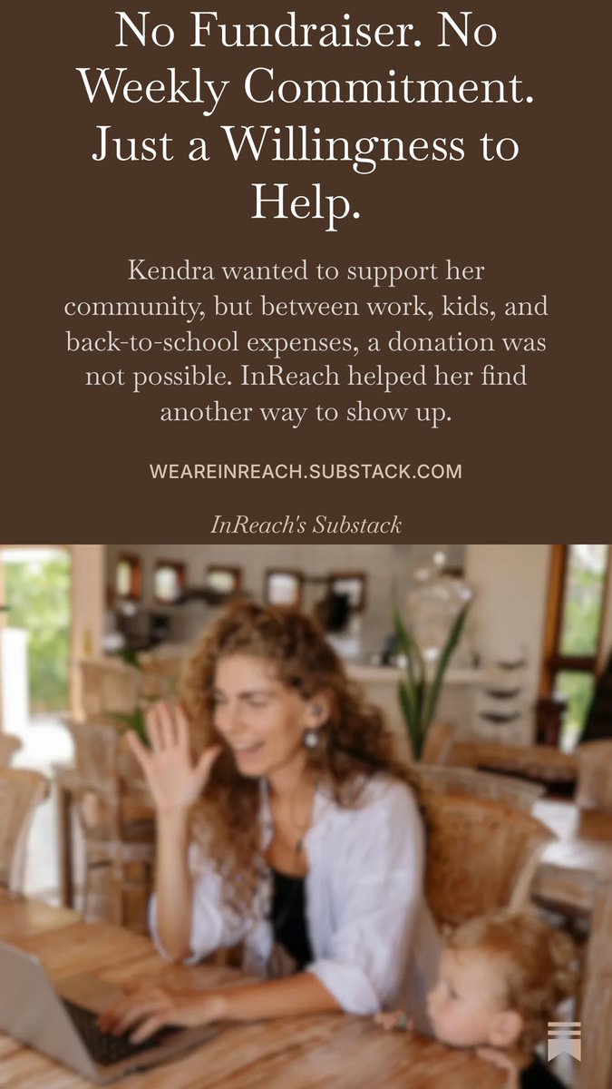 weareinreach's tweet photo. Not everyone can give money. Not everyone has hours to volunteer. Kendra still wanted to help, and InReach gave her a way to contribute on her own terms.

Read how one small action can strengthen the resource network for LGBTQ+ people:
https://t.co/phiIQX20DL https://t.co/OVebneFXQv