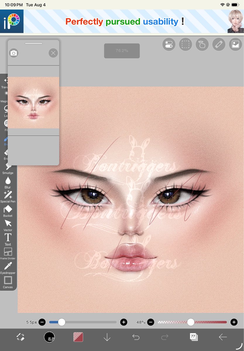 Bountique3's tweet photo. Custom makeup forrrr @mewkledreams , https://t.co/mk6kn6pXXj
