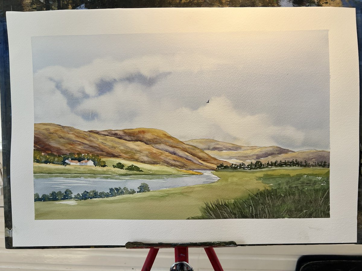 charlesevansart's tweet photo. Job done. #watercolour https://t.co/FFm1M0v8jK https://t.co/Uzi8QTujqs