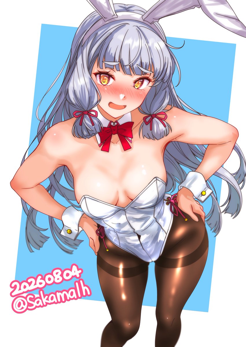 sakamalh's tweet photo. ムラクモウサギ
#艦これ版真剣お絵描き60分一本勝負_20260804 https://t.co/P9UnN7Bekn