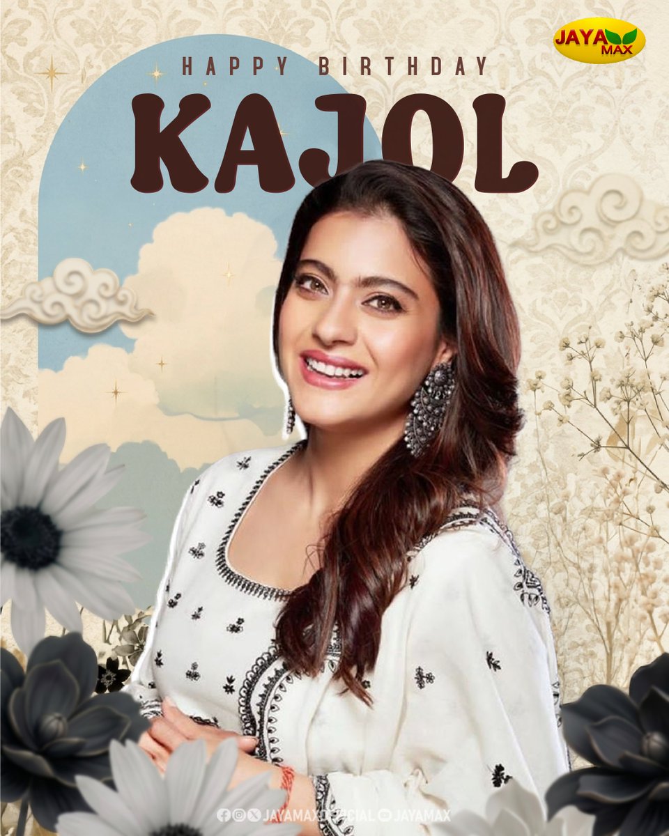 JayaMaxOfficial's tweet photo. Kajol — A Timeless Charm ❤️ | Happy Birthday!
#kajol #timelesscharm #hbdkajol #jayamax https://t.co/zGAgzLm5kL