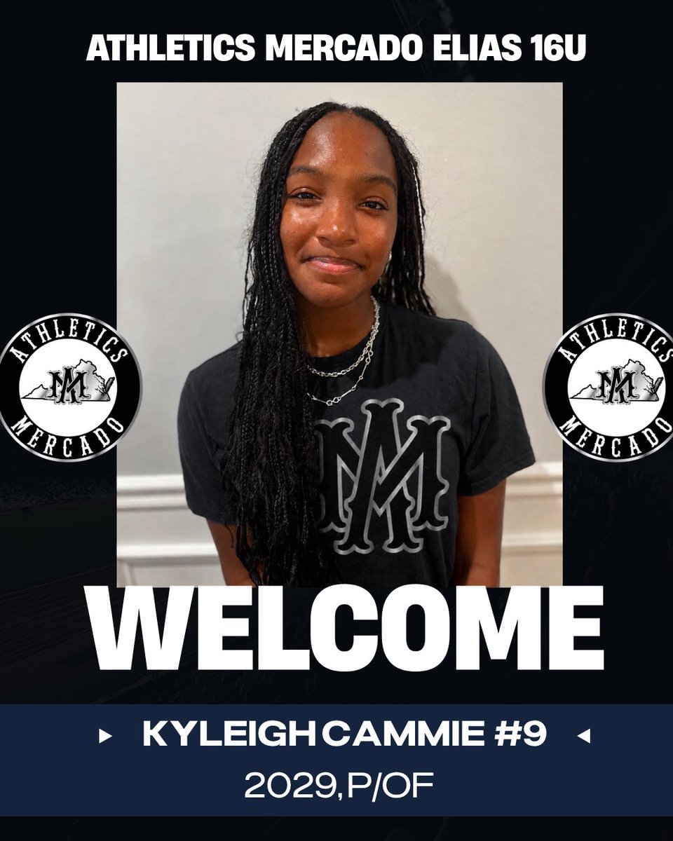 AMElias16u's tweet photo. Super excited to add @KyLeighSoftball to our 16U roster. KyLeigh is a dynamic player with wicked spin in the circle, power at the plate, speed on the bases, and the range to make the outfield a #noflyzone Welcome to the #darkside #9! https://t.co/HerhADMndf