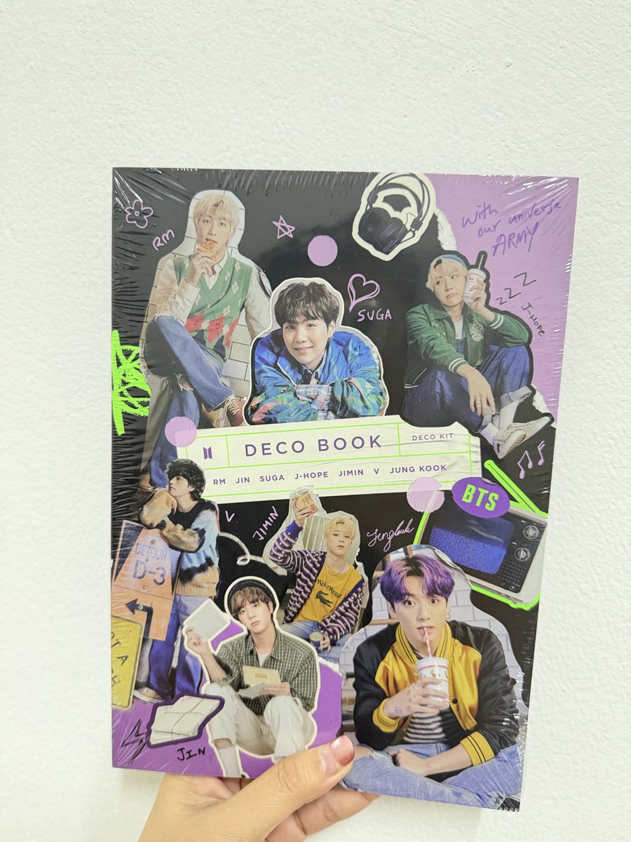 bxxmkii's tweet photo. Deco kit  Note book💜
💐💐 130฿ ไม่แกะซีล 

🪴สนใจทักข้อความได้เลยนะคะ✅
📮40฿

#ตลาดนัดบังทัน #ตลาดนัดBTS https://t.co/HzsDou82L7