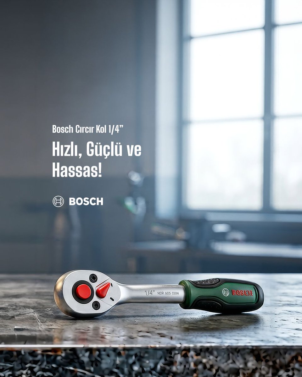 AlizeBodrum's tweet photo. Her dönüşte profesyonel performans!
Bosch 1/4" Cırcır Kol ile vidalama ve sökme işlemlerini daha hızlı, daha kolay ve daha kontrollü gerçekleştirin.
#AlizeBodrum #Bosch #BoschProfessional #CırcırKol #ElAletleri #Hırdavat #Atölye #DIY #Otomotiv #Tekne #Karavan #BoschTools https://t.co/vXvIiNBab2