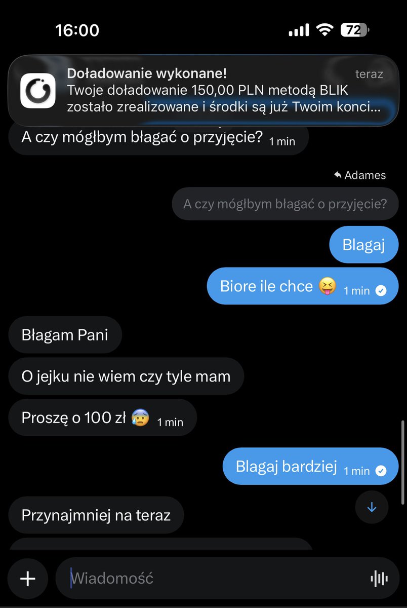 KsiezniczkaAna2's tweet photo. Zawsze biorę dokładnie tyle ile chcę 😌 Nie bawię się w żadne negocjacje 🥱 a wy jesteście od tego aby spełniać zachcianki swojej Bogini 🎀

#findom #blik https://t.co/kFlM49Bvmx