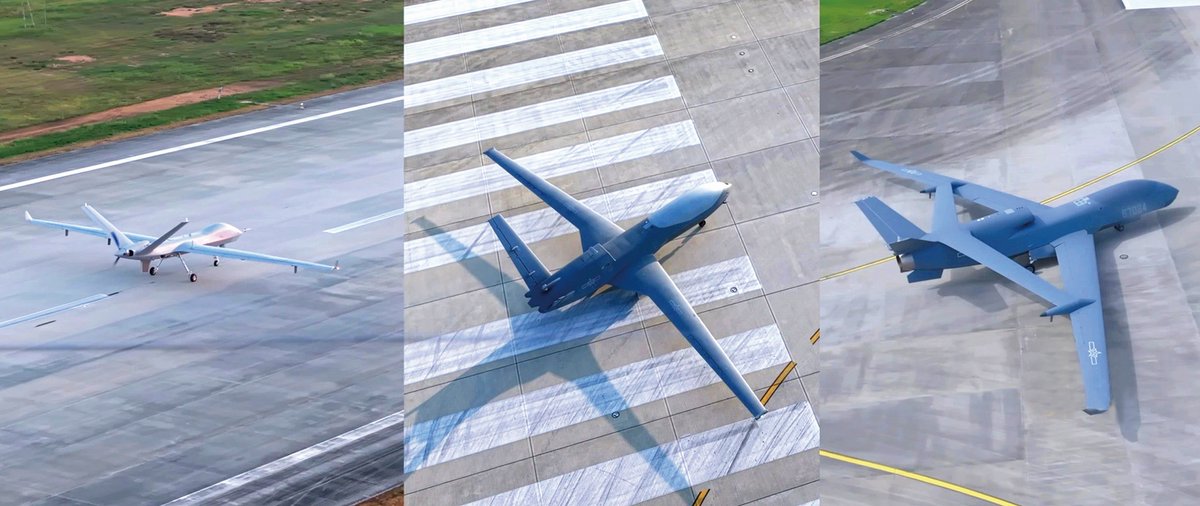 globaltimesnews's tweet photo. #GTMilitaryWatch State media released footage on Tuesday showing that the PLA Air Force has, for the first time, publicly unveiled the systematic application of three types of UAVs, providing intelligence support to the PLA Army, Navy and Rocket Force. Among the three, the GJ-3A armed reconnaissance drone made its first public appearance. A revolutionary trend is that UAVs serve as terminals within the military's existing information system that break down service boundaries and enable cross-branch coordinated operations, per an expert.
https://t.co/wotwS7UyCt
