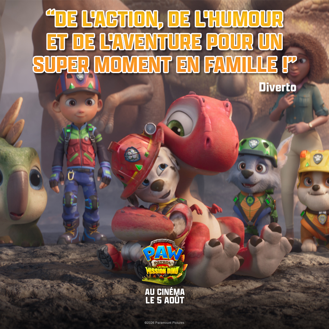 paramountfr's tweet photo. Une aventure pour les petits et les (très) grands ! 🦕🌋🦖 La Pat' Patrouille - Le Film : Mission Dino, au cinéma le 5 août. #LaPatPatrouilleLeFilm https://t.co/r7KnQLtZ5j