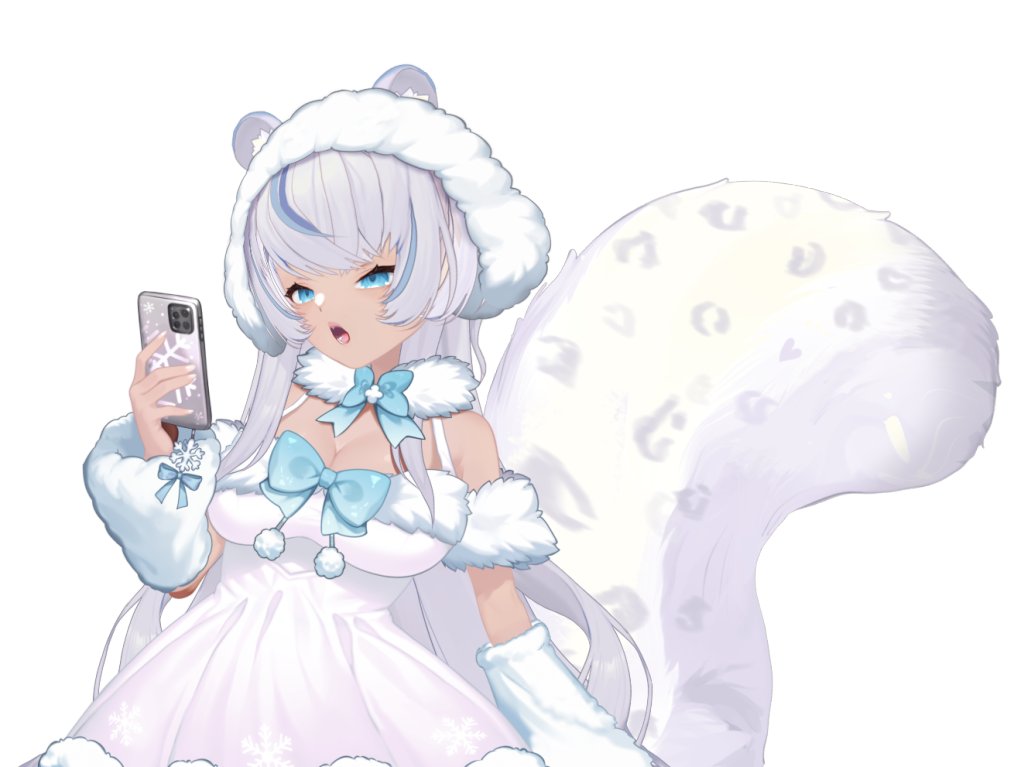 SnowAngeliic's tweet photo. What kind of Vtubers do you like most? 
Gamer/ASMR/Lewd/etc

#vtuber #envtuber #gyaru #snowleopard https://t.co/LDGvuyGjAR