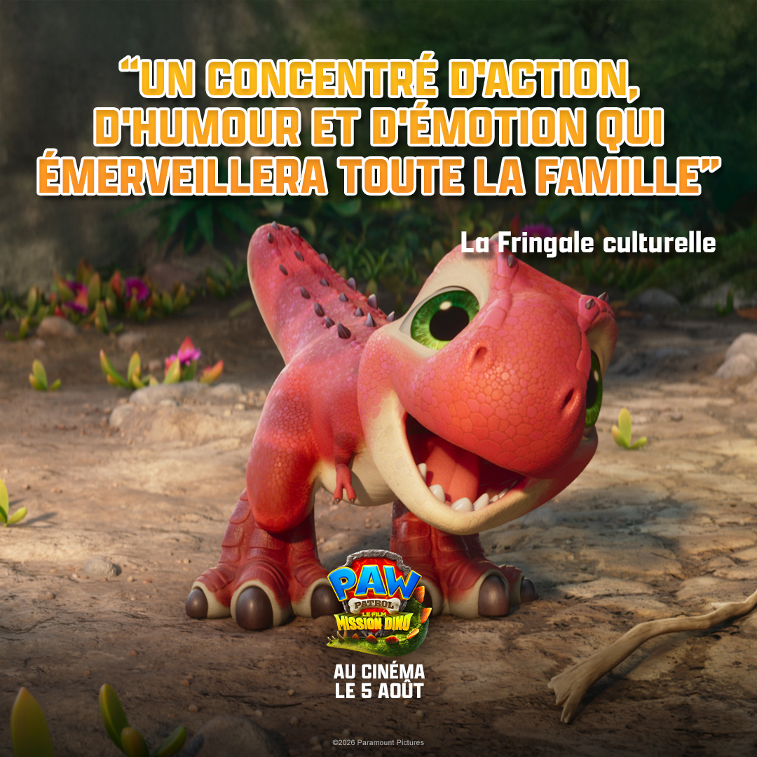 paramountfr's tweet photo. Une aventure pour les petits et les (très) grands ! 🦕🌋🦖 La Pat' Patrouille - Le Film : Mission Dino, au cinéma le 5 août. #LaPatPatrouilleLeFilm https://t.co/0QzvSZobBQ