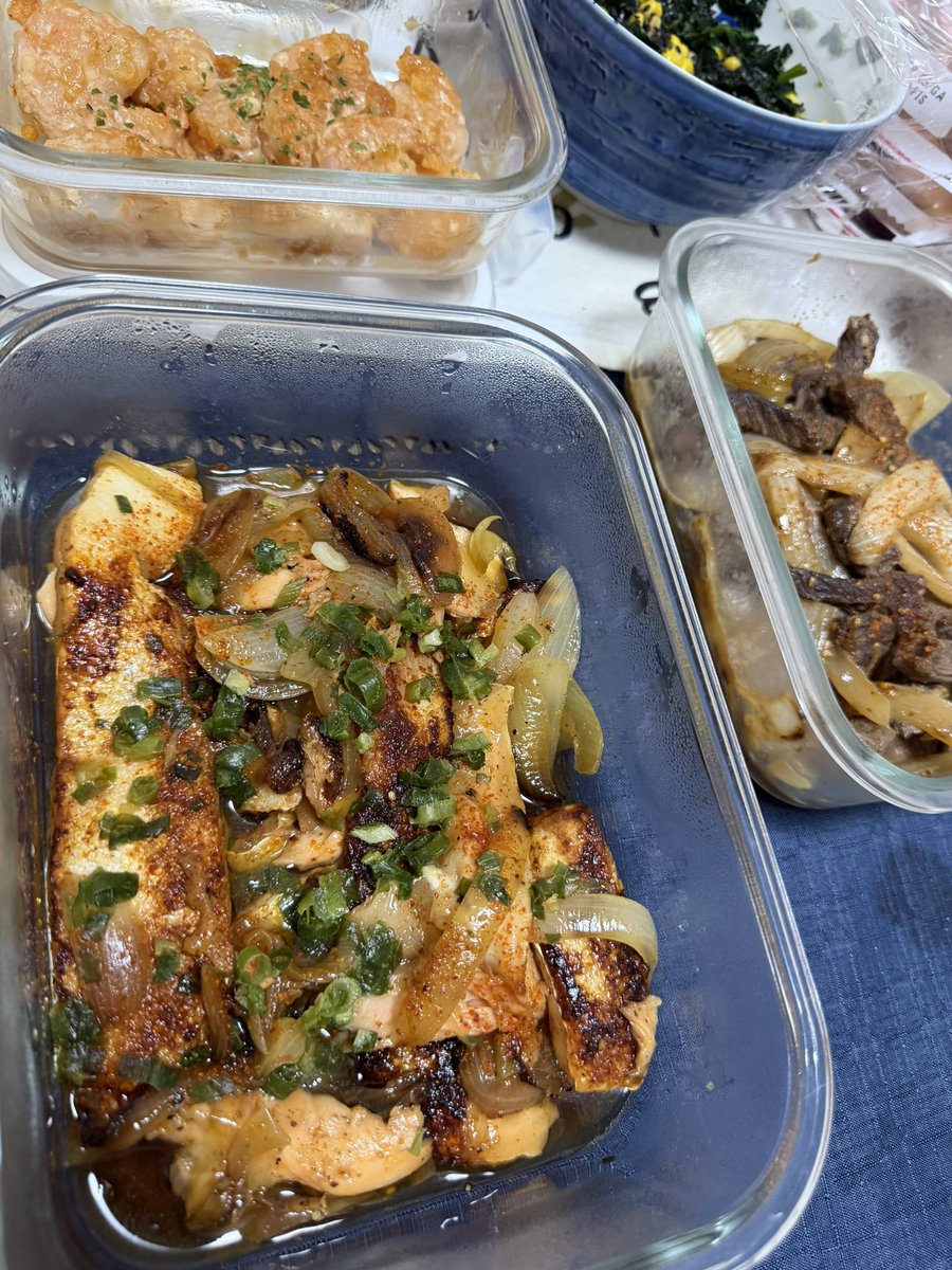 wtjad_'s tweet photo. 今週の作り置き
#わたじゃっと飯テロ https://t.co/vTRrldB3qC