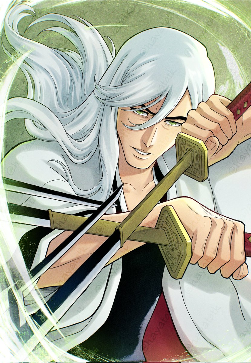 hayashiro122's tweet photo. We work for him here 🫡🤍

It has some mistakes but tried my best, hope you like it guys!!

#BLEACH https://t.co/6TcFHz9gKV