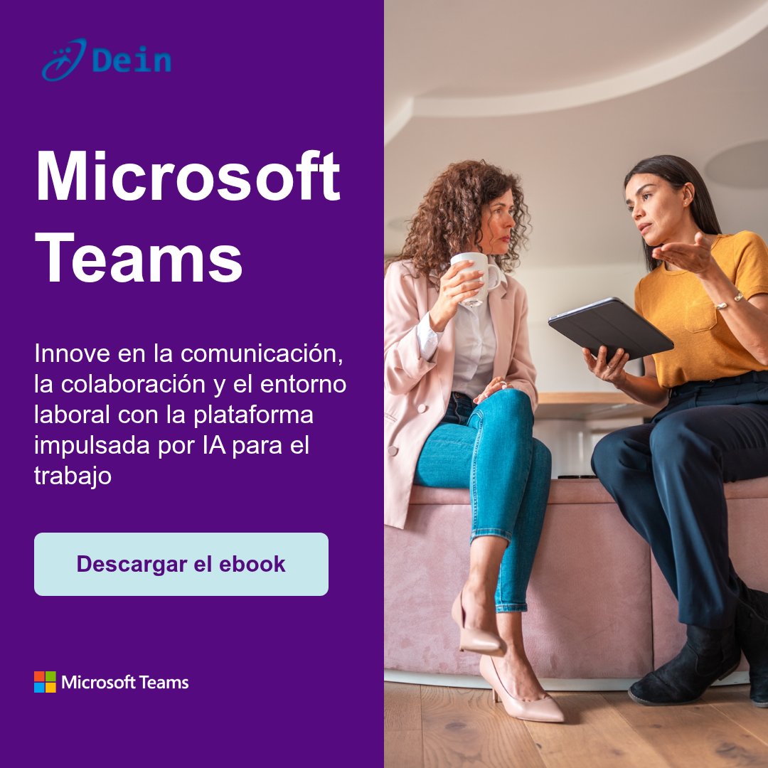Dein_MX's tweet photo. Microsoft Teams
Innove en la comunicación, la colaboración y el entorno laboral con la plataforma impulsada por IA para el trabajo https://t.co/SeH3uCIZiM